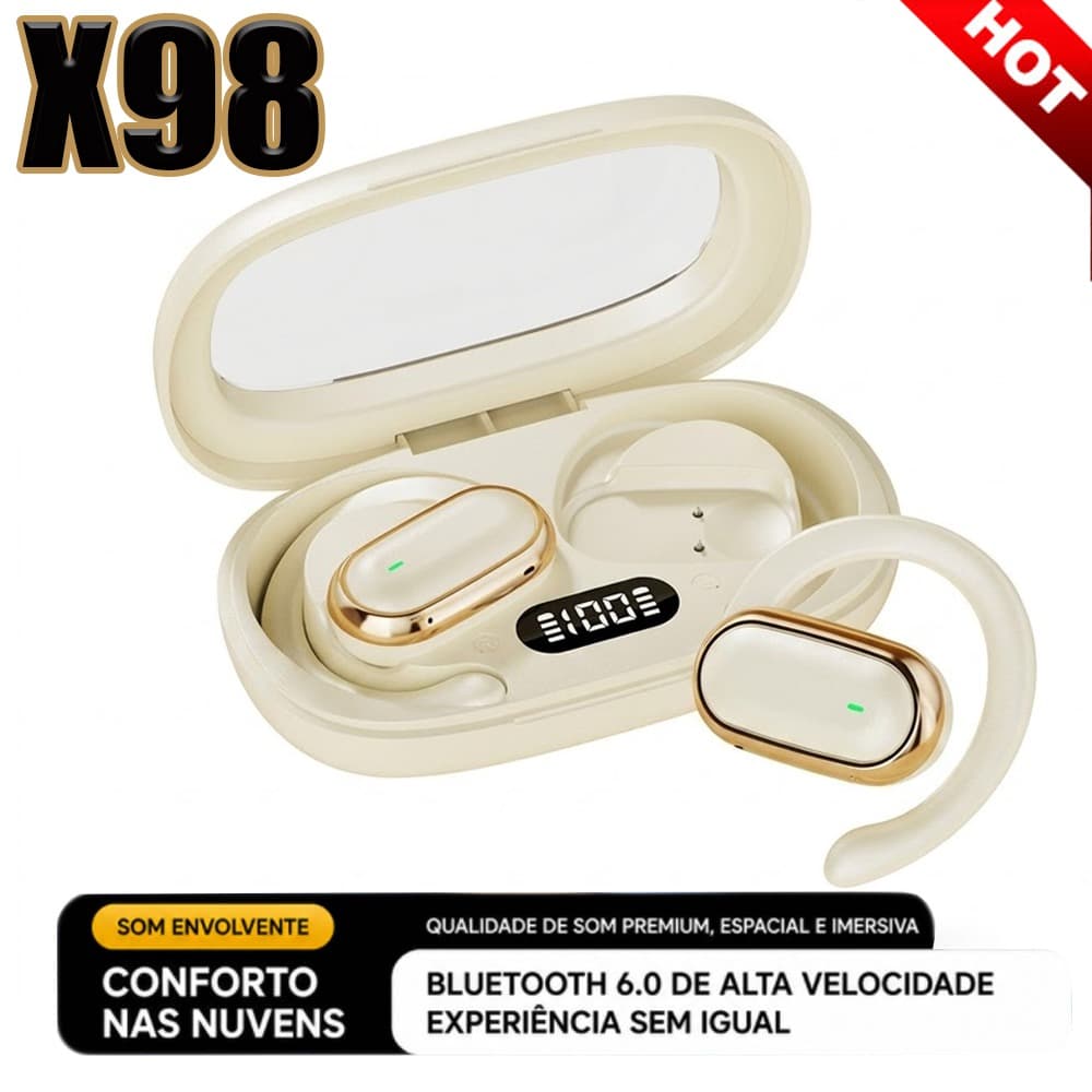X98 TWS Fones de Ouvido Sem Fio Bluetooth